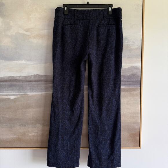 Anne Klein Size 10 Blue Pants Inseam 32” Pockets Zipper Viscose Blend - Picture 3 of 5